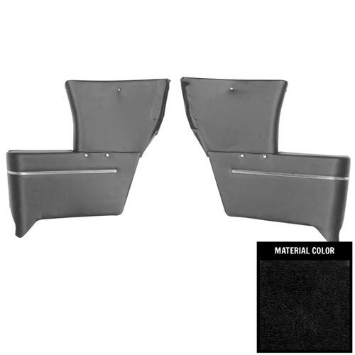 1966 Chevrolet Corvair; Convertible; Rear Arm Rest Covers; Bronze