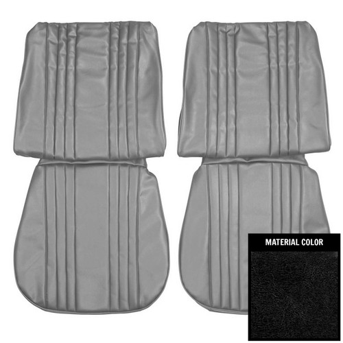 1965 Buick Skylark, Gran Sport; 2 Dr Hdtp/Conv; Front Bucket Seat Covers; Black