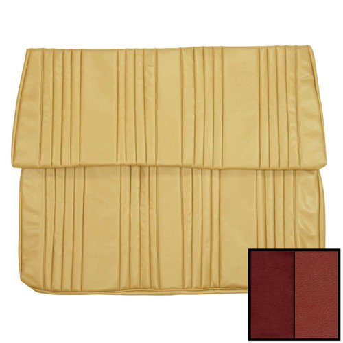 1965 Buick Skylark, Gran Sport; Convertible; Rear Bench Seat Cover; 2-Tone Red