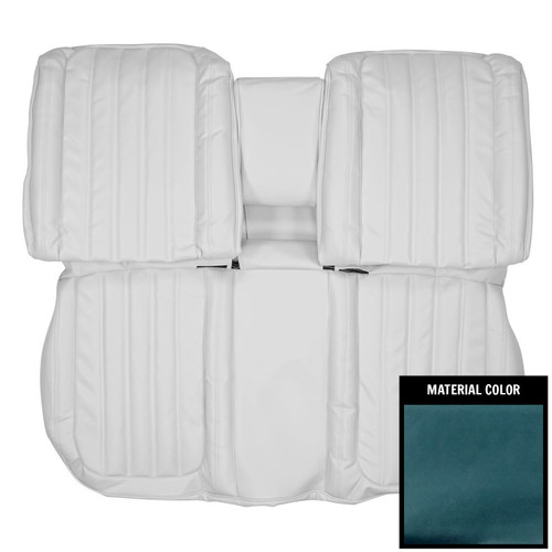 1965 Buick Wildcat; Custom; w/ Arm Rest; Front Bench Seat Cover; Blue