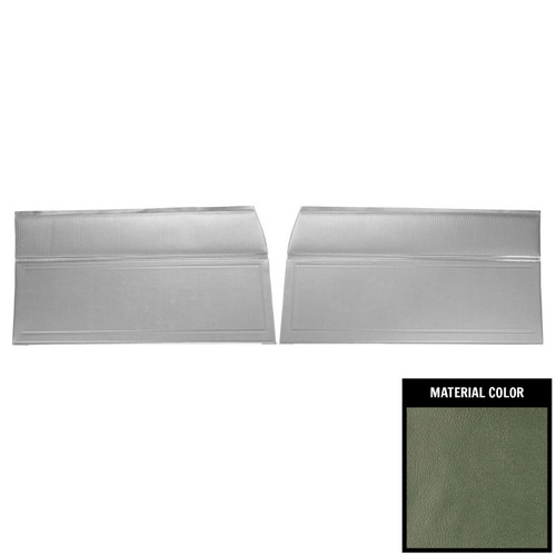 1965 Chevy II, Nova; 4 Door Sedan/Wagon; Front Door Panels; Aqua