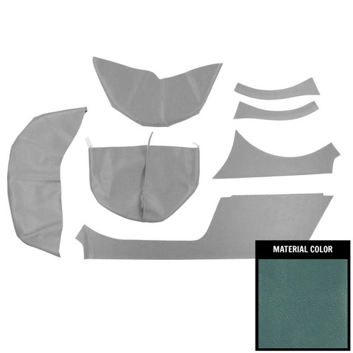 1965-67 Chevy II, Nova; 4 Door Wagon; Cargo Cover Set; Light Blue
