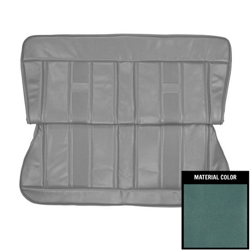 1965 Chevy II, Nova; 4 Door Wagon; Rear Bench Seat Cover; Light Blue