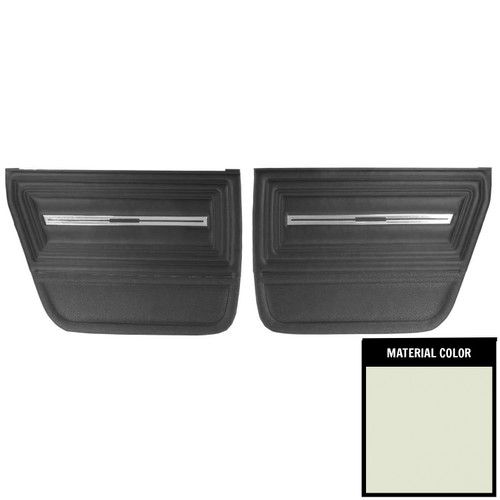 1966 Chevelle; 4 Door Sedan/Wagon; Rear Door Panels; 2-Tone Fawn