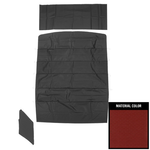 1967 Chevelle; 2 Door Sedan; Deluxe Surrey Headliner; Dark Red