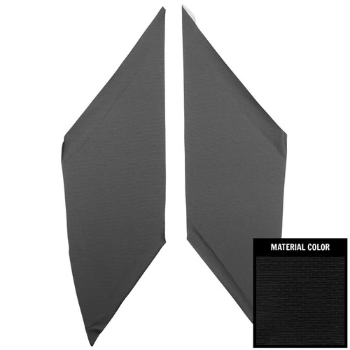 1966-67 Chevelle; Sedan; Surrey Sail Panels; Black