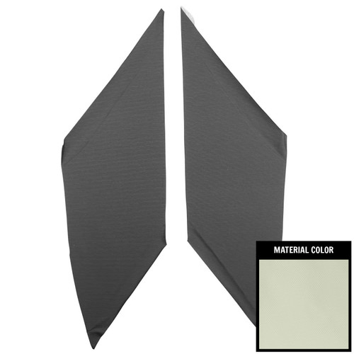 1966-67 Chevelle; 2 Door Hardtop; Basketweave Sail Panels; White