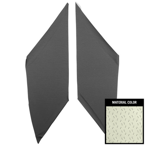 1966-67 Pontiac GTO, LeMans; 2 Door Hardtop; Perforated Sail Panels; White