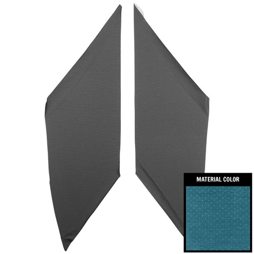 1966-67 Chevelle; 2 Door Hardtop; Surrey Sail Panels; Bright Blue