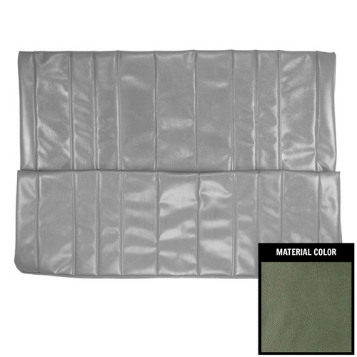 1966 Chevelle, Beaumont; Hardtop; Rear Bench Seat Cover; Aqua