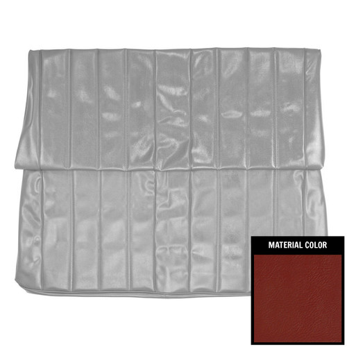 1966 Chevelle, Beaumont; Convertible; Rear Bench Seat Cover; Red