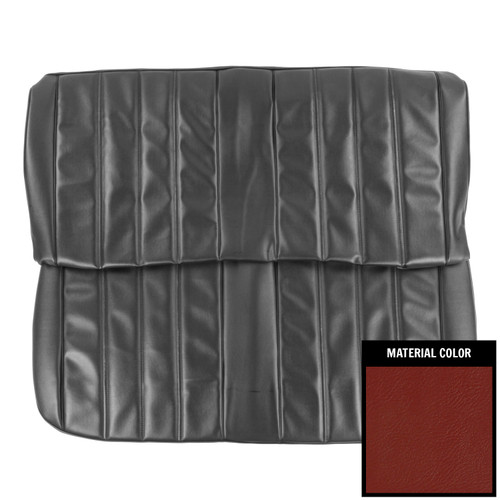 1966 Chevelle; 4 Door Sedan/Wagon; Front Bench Seat Cover; Red