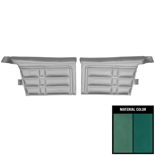 1966 Impala; Std/SS; Convertible; Pre-Assembled Rear Side Panels; 2-Tone Aqua
