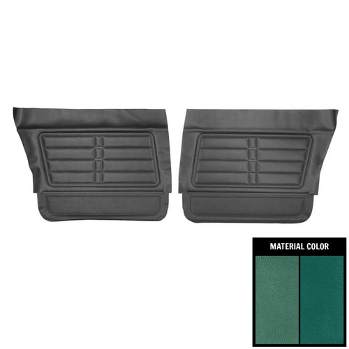 1966 Impala; 4 Door Wagon; Front Door Panels; 2-Tone Aqua