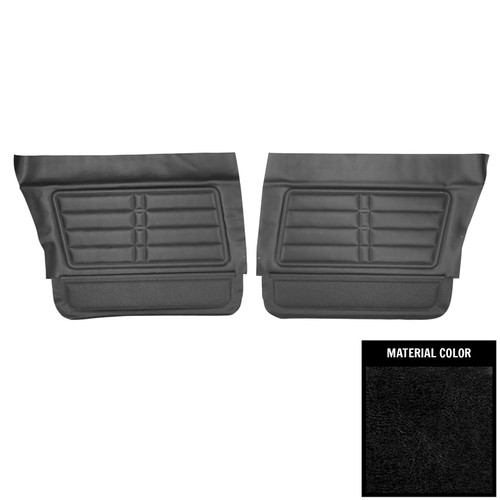 1966 Impala; 4 Door Wagon; Front Door Panels; Black