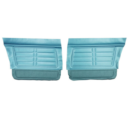 1966 Impala; 4 Door Wagon; Front Door Panels; 2-Tone Bright Blue