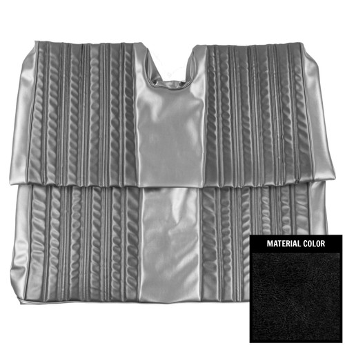 1966 Impala; Std/SS; Convertible; Rear Bench Seat Cover; Black