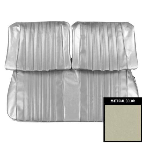 1966 Impala; Std/SS; Front Bench Seat Cover; 2-Tone Fawn