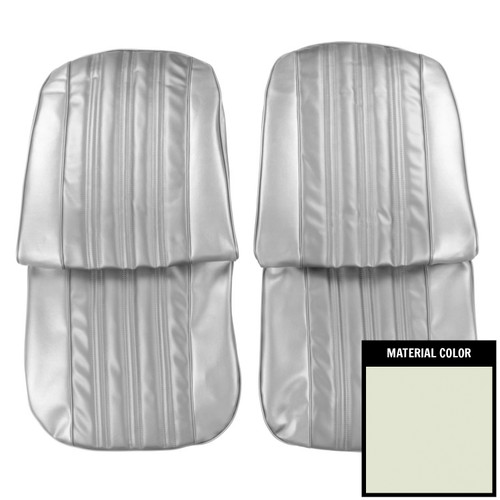 1966 Impala; Std/SS; Front Bucket Seat Covers; Fawn