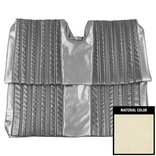 1966 Impala; Std/SS; Convertible; Rear Bench Seat Cover; White