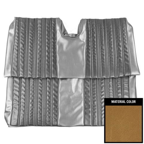 1966 Impala; Std/SS; Convertible; Rear Bench Seat Cover; Gold