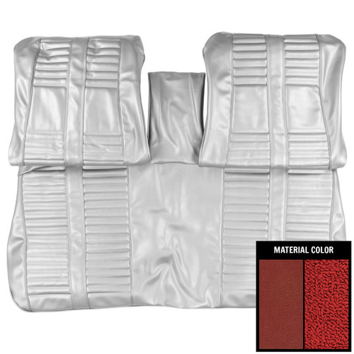 1966 Oldsmobile Cutlass; Holiday; w/ Armrest; Frnt Bnch Seat Cover; Metallic Red