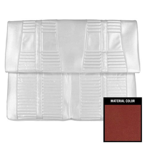1966 Oldsmobile Cutlass; Holiday; Hardtop; Rear Bench Seat Cover; Metallic Red