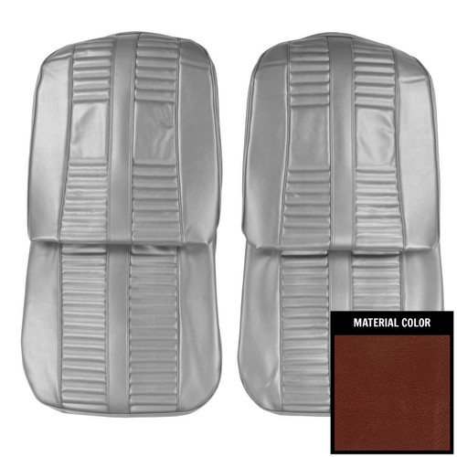 1966 Oldsmobile Cutlass; Holiday; Front Bucket Seat Covers; Bronze