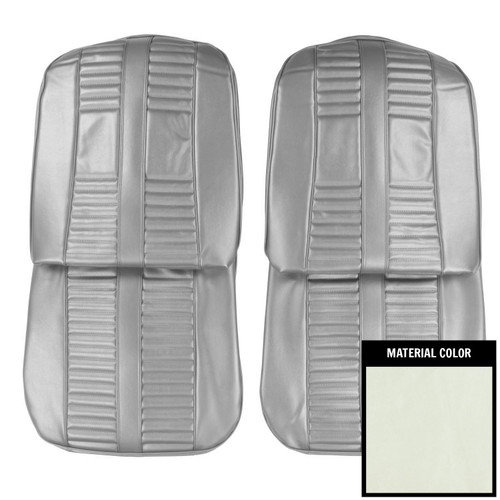 1966 Oldsmobile Cutlass; Holiday; Front Bucket Seat Covers; Pearl