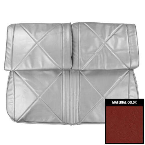 1966 Oldsmobile Cutlass; Sport; w/o Armrest; Front Bench Seat Cover; Red