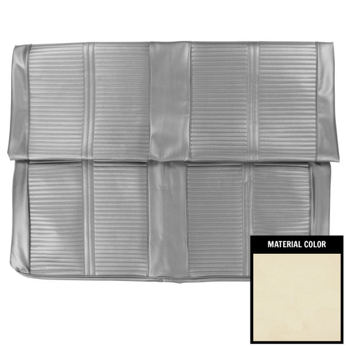 1966 Pontiac GTO, LeMans; Convertible; Rear Bench Seat Cover; White