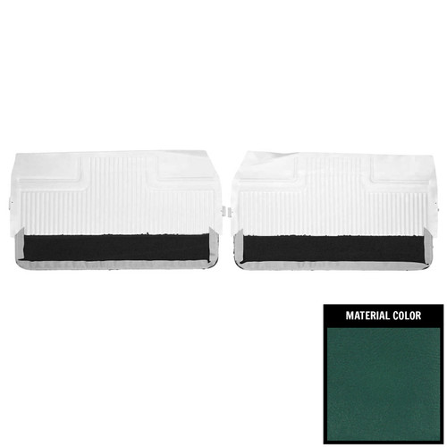 1966 Pontiac Grand Prix; Front Door Panels; Dark Aqua