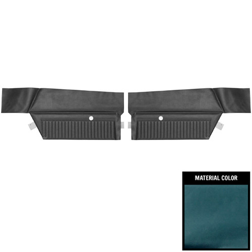 1966 Pontiac Grand Prix; Hardtop; Rear Side Panels; Medium Blue