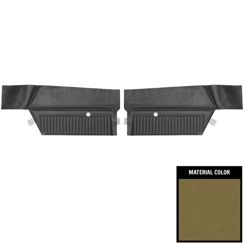 1966 Pontiac Grand Prix; Hardtop; Rear Side Panels; Ivy Gold