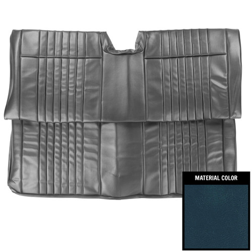 1966 Pontiac Bonneville; Convertible; Rear Bench Seat Cover; Dark Blue