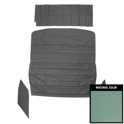 1966-67 Oldsmobile Cutlass; 2 Door Hardtop; Deluxe Basketweave Headliner; Aqua