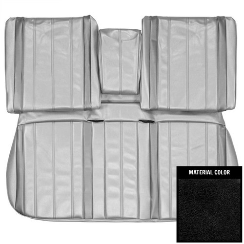 1966 Buick Skylark; w/ Armrest; Front Bench Seat Cover; Black