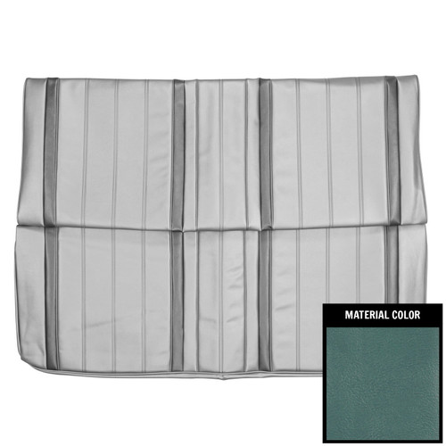 1966 Buick Skylark; Convertible; Rear Bench Seat Cover; 2-Tone Blue