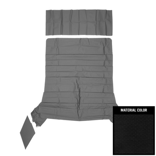 1966-67 Chevy II, Nova; 2 Door Sedan; Deluxe Surrey Headliner; Black