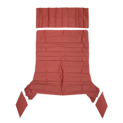 1966-67 Chevy II, Nova; 2 Door Sedan; Deluxe Surrey Headliner; Dark Red