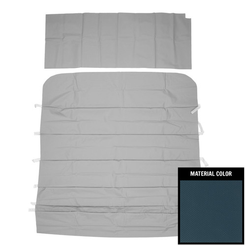 1966-67 Chevy II, Nova; 2 Dr Hardtop; Standard Basketweave Headliner; Dark Blue