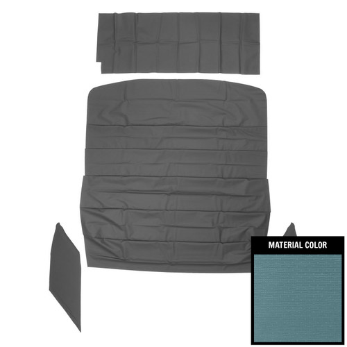 1966-67 Chevy II, Nova; 2 Door Hardtop; Deluxe Surrey Headliner; Light Blue