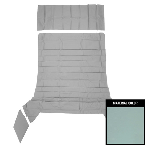 1966-67 Chevy II, Nova; 4 Door Sedan; Deluxe Basketweave Headliner; Light Blue