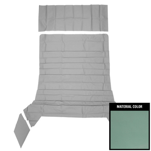 1966-67 Chevy II, Nova; 4 Door Sedan; Deluxe Basketweave Headliner; Aqua