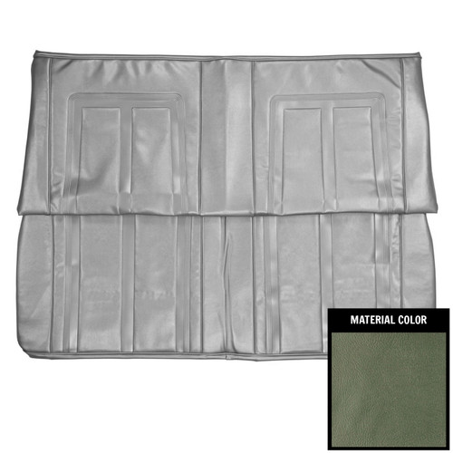 1966 Chevy II, Nova; 2 Door Sedan; Rear Bench Seat Cover; Aqua