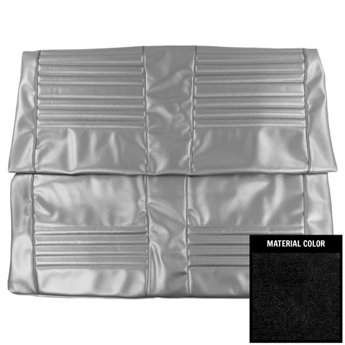 1967 Chevelle; Convertible; Rear Bench Seat Cover; Black