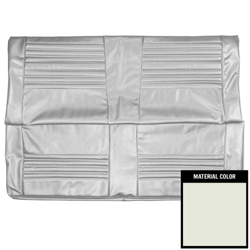 1967 Chevelle; 2 Door Hardtop; Rear Bench Seat Cover; White