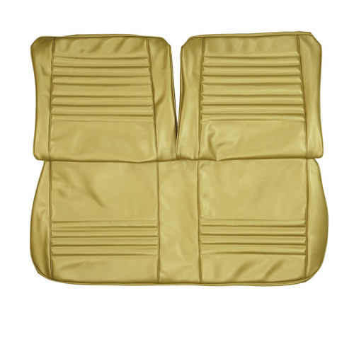 1967 Chevelle; w/o Armrest; Front Bench Seat Cover; Gold