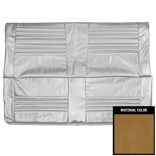 1967 Chevelle; Convertible; Rear Bench Seat Cover; Gold