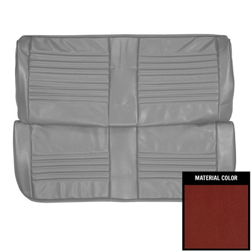 1967 Chevelle; 4 Door Sedan/Wagon; Front Bench Seat Cover; Red